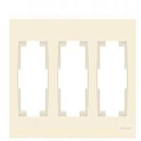 RİTA ÜÇLÜ YATAY ÇERÇEVE KREM 1